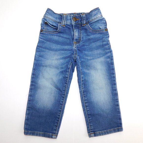 Gymboree 18-24 months 5 Pocket Stretch Blue Jeans - Picture 1 of 5